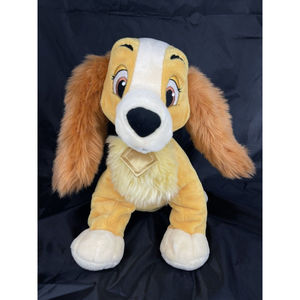 Disney Store Authentic Lady Plush Stuffed Animal from Lady and the Tramp 15”